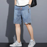 Men's Denim Loose Shorts