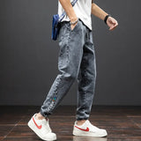 Men's Streetwear Denim Jogger Pants