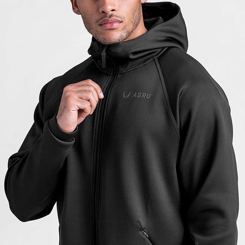 Gym Men's Hooded Zipper Sweatshirt