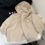 Kids Hooded Zipper Shirt