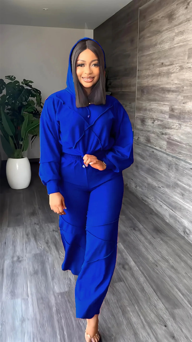 Women Two Piece Hoodie and Trackpant Set