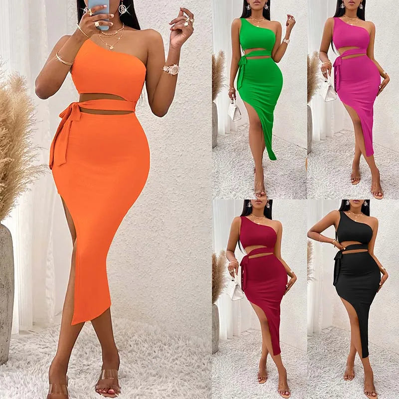 Women’s Solid Color Long Dress