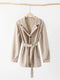 Warm Elegant Belt Coat