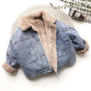 Boys Denim Plus Cashmere Jacket