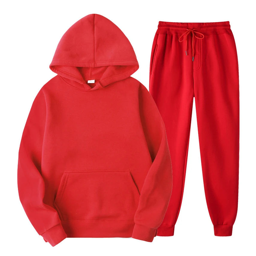 Men's Hoodies + Sweatpants Tracksuit