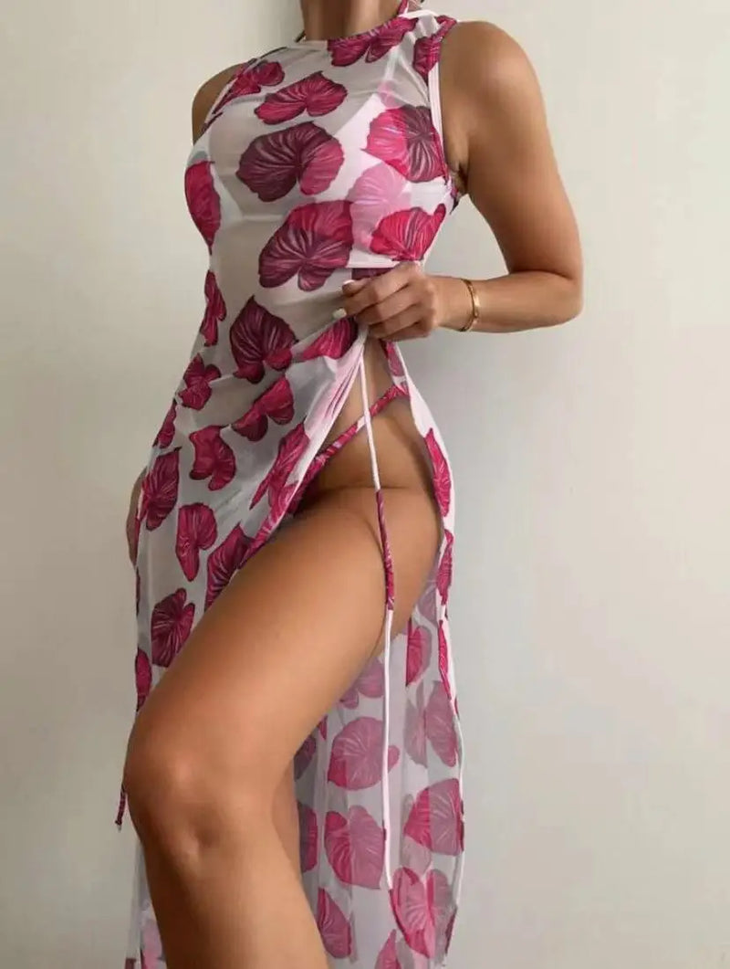 Bikini With Set Cover Up