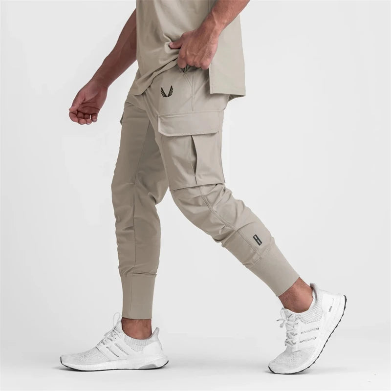 Men's Thin Loose Quick-Drying Elastic Leggings Cargo Pants