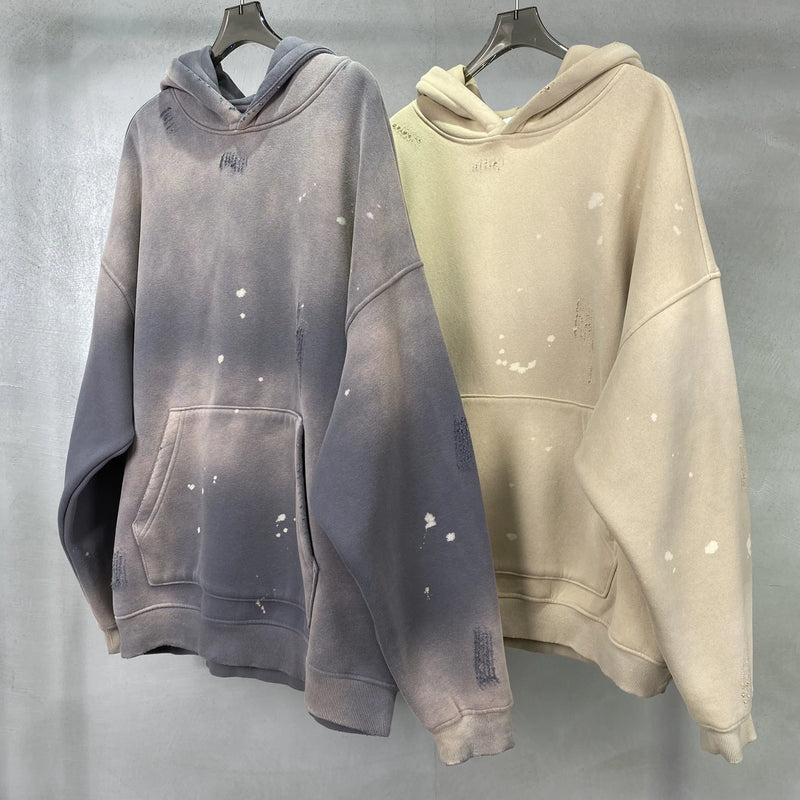 Unisex Paint Splatter Look Hoodie