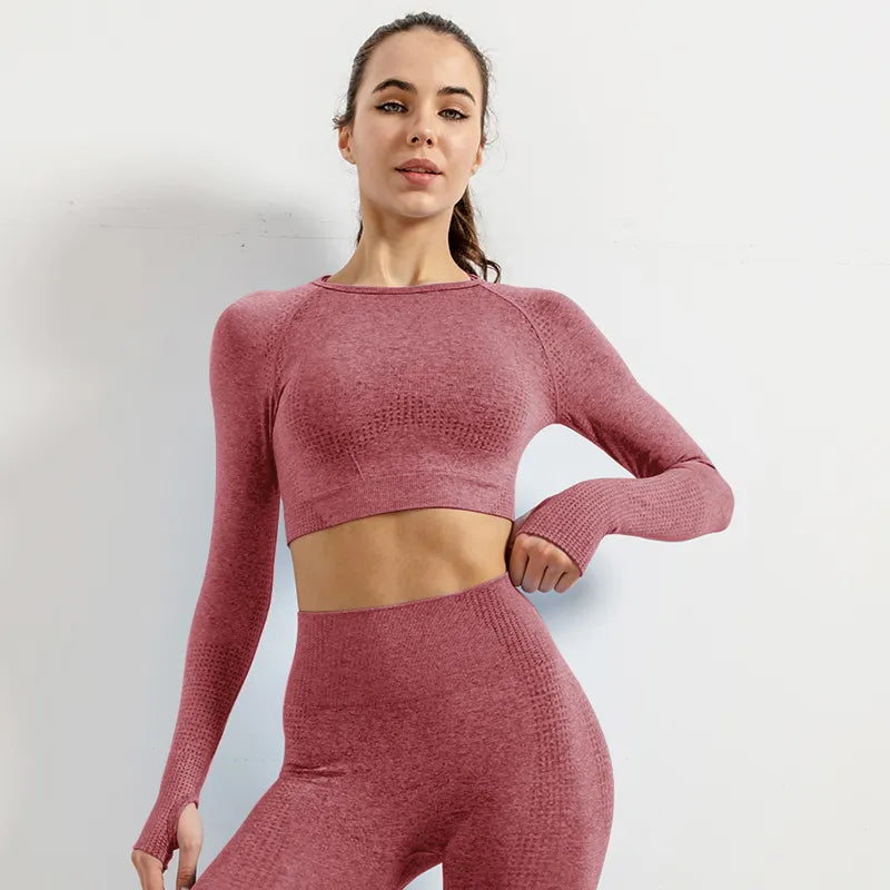 Co-Ord Crop Long Sleeve and Legging