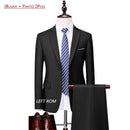 Mens Suit Three-piece