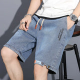 Men's Denim Loose Shorts