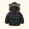 Kids Cashmere Zipper Hooded Coats