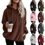 Women’s Long Sleeve Fleece Hooded