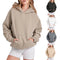 Women Fleece Linen Hoodie