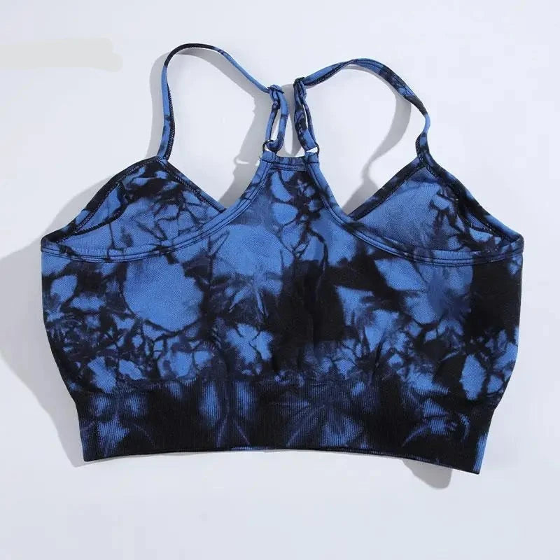 Tie Dye Sports Bra for Women