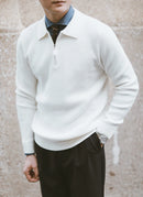 Half Zipper Turtleneck Sweater For Men