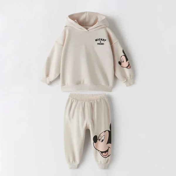 Mickey Mouse Hoodie Sweatshirt + Pants Sets