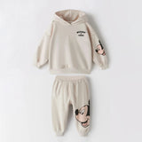 Mickey Mouse Hoodie Sweatshirt + Pants Sets