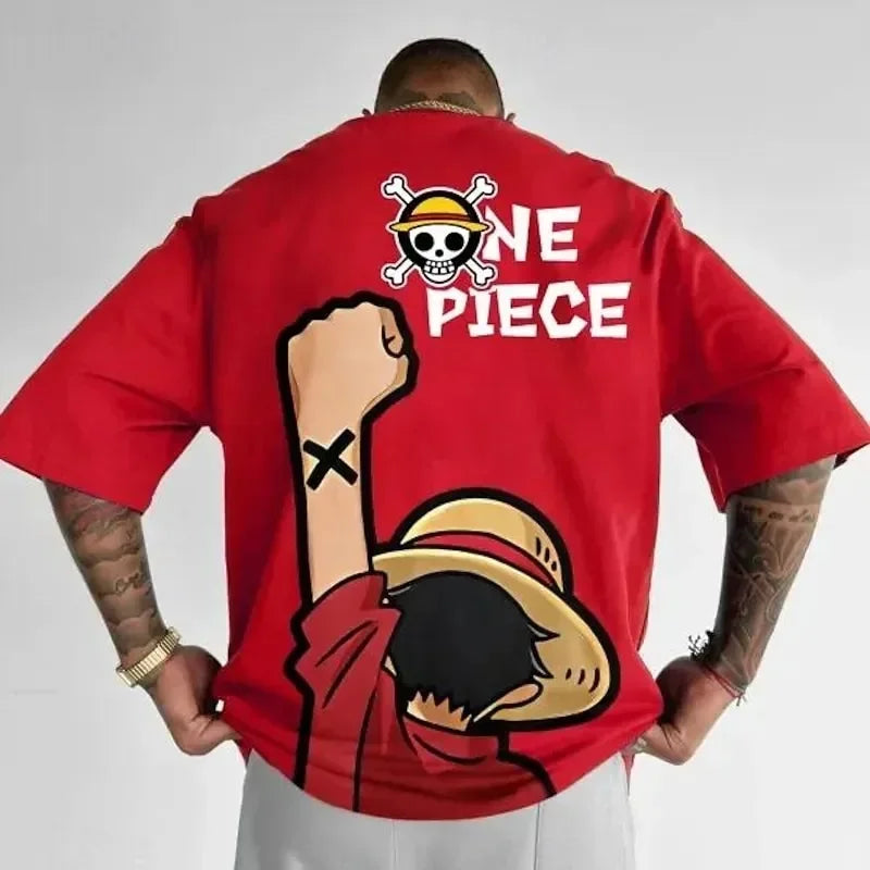 Men's One Piece Anime Cartoon T-Shirt