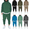 Men's Solid Color Fleece Hoodie and Sets