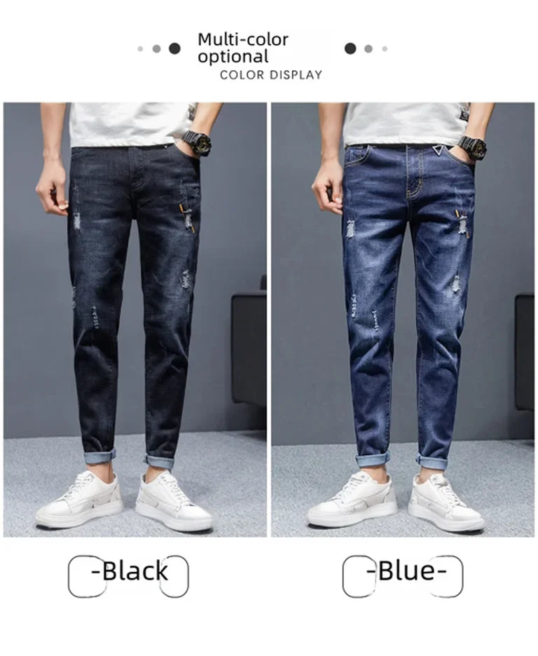 Men Trendy Small Flared Jeans