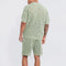 Men's Knit Casual Two-Piece Outfit Set