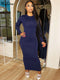 Bodycon Long Sleeve Maxi Dress