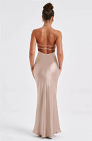 Women's Elegant Backless Maxi Dress