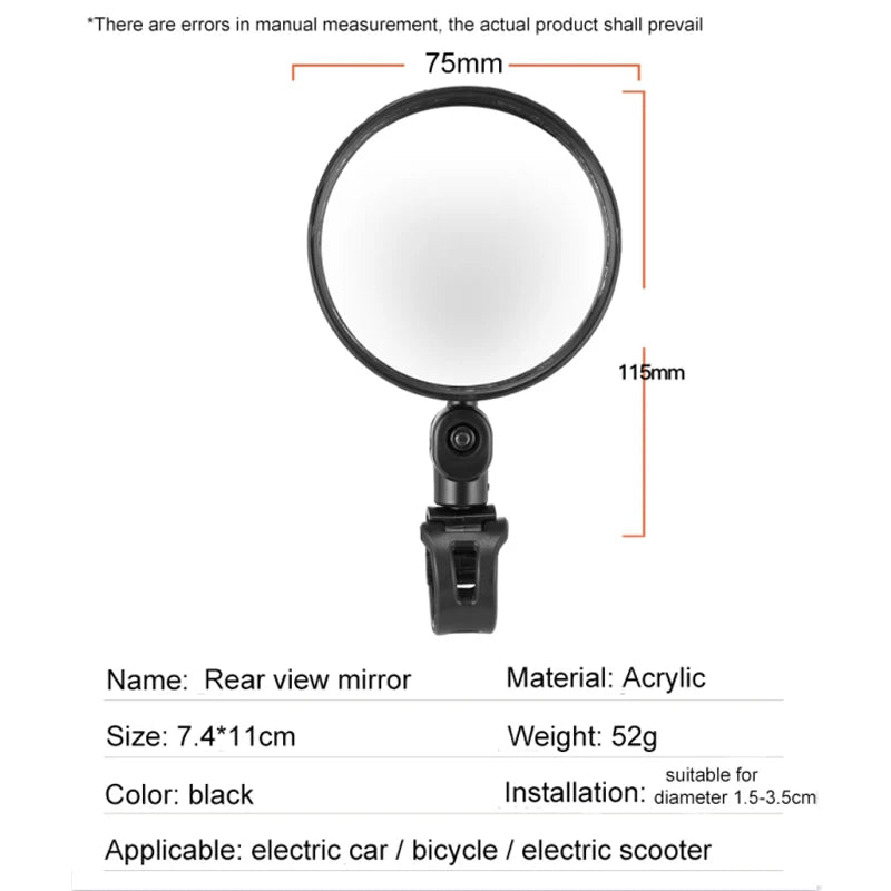 Sports Bicycle Rearview Mirror