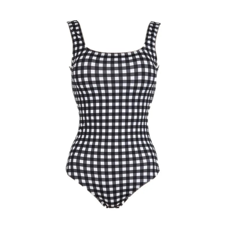 Women's Plaid Swimwear Suit