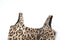 Women's Leopard Printed Backless Corset Crop Top and Mini Skirt Sets