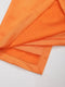 Women's Halter Backless Split Cross Waist A-line Orange Dress