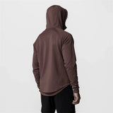 Men’s Zip Hooded Active Long Sleeve