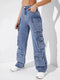 Women's Multi Pocket Loose Jeans