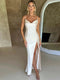 Women’s Satin Split Maxi Dress