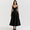 Women's Strapless Elegant Fit and Flare Maxi Dress