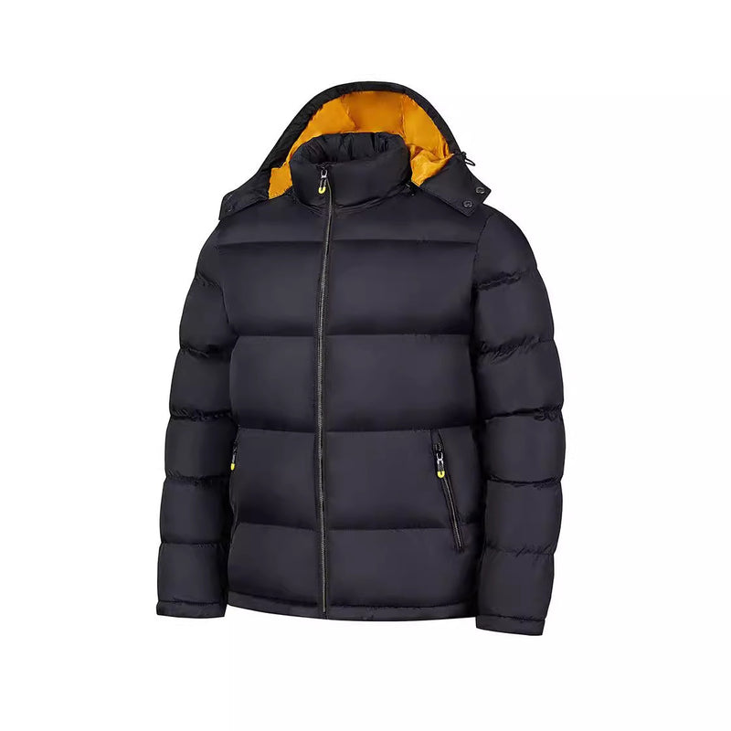 Men's Thick Warm Cotton-quilted Hooded Jacket