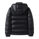 Men's And Women's Glossy Hooded Jacket