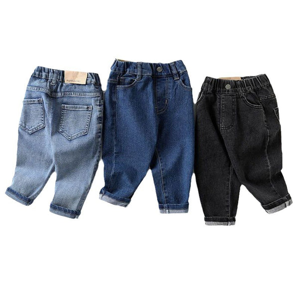 Boy Loose Thin Long Denim Jeans