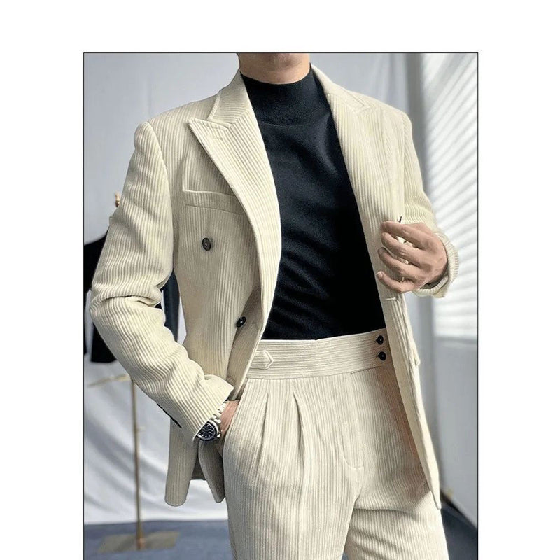 Men's Corduroy Retro Suit