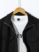 Men's Polo Collar Jacket