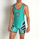 Men's Wrestling Jumpsuit Belly Contracting And Close-fitting