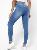 Women's High Waist Slim Fit Slimming Skinny Jeans