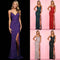 Women's Socialite Sequins Backless Long Dress