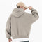 Men's Big Pocket Padded Hooded Zipper Sweatshirt