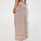 Women's Contrast Color Irregular Split Side Denim Skirt