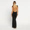 Women's Sleeveless Backless Slim Fit Maxi Long Dress