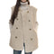 Women Classic Fleece Lamb Wool Mid-length Loose-fitting Vest coat