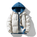 Men's Windproof Warm Hooded Cotton Jacket