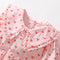 Girls Cotton Long Sleeve Heart Print Dress